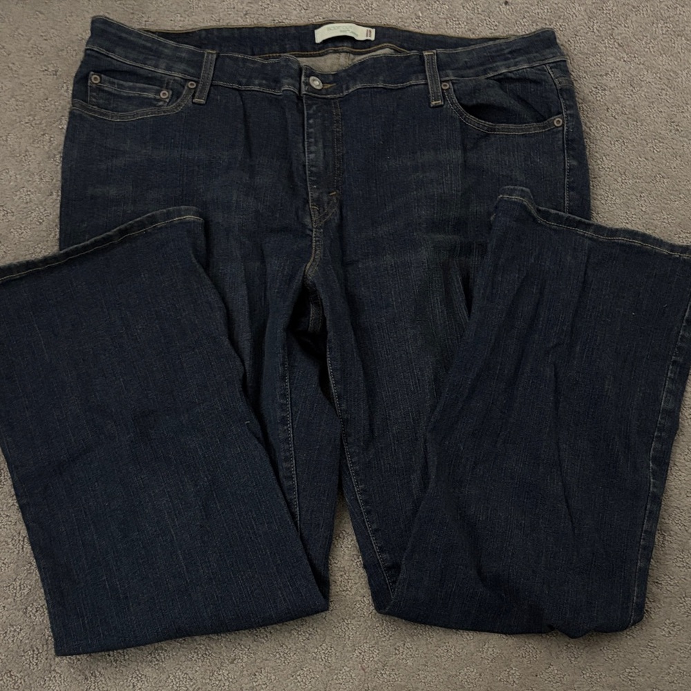 Levi's Dark Blue Women's Straight Leg Jeans